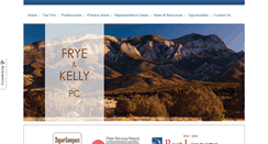 Desktop Screenshot of fryelaw.us