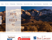 Tablet Screenshot of fryelaw.us